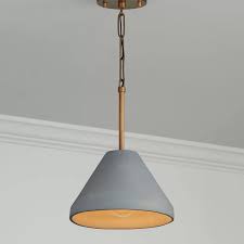 Essie 1 Light Single Cone Pendant Ceramic Pendant Light Cone Pendant Cool Floor Lamps