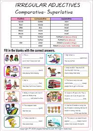 A collection of downloadable worksheets, exercises and activities to teach comparatives and superlatives, shared by english language teachers. Comparatives Exercises Free Printable Comparatives Esl Worksheets