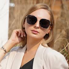 Women's Square Glasses SnapMood02 in Black