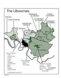 The Libournais Wine Region Map France Carte Des Vins Vin De France Evangile