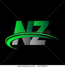 Initial Letter Nz Logotype Company Name Colored Green And Black Swoosh Design Vector Logo For Business And Company Ident Initials Logo Company Names Lettering