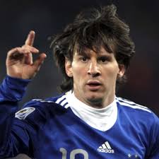 Goleada de mensajes para Messi