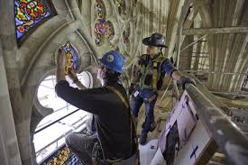 In england, the use of the rose window was commonly confined to the transepts although roses of great span were constructed in the west front of byland abbey and in the east front of old st. Repairs Almost Done St Patrick S Cathedral Is Set To Shine Wsj