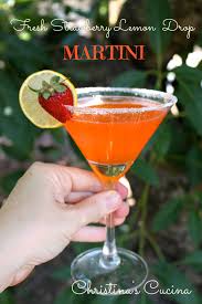 Oh these are getting made (just as soon as we get our new freezer installed…) ! Fresh Strawberry Lemon Drop Martini Christina S Cucina