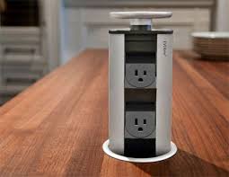 Pop up power strip,recessed electrical outlet power hub connectivity box, desktop socket with 2 outlets & 2 usb charging ports for table conference room countertop, ul listed. Evoline Retractable Power Outlets For Kitchen Islands Kitchen Island Power Strip Kitchen Island Power Strip