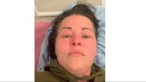 Kerry O'Neill, 44, from Omagh shared a tearful live video from the  'overwhelmed' emergency department of the South West Acute Hospital over  the weekend in which she documents her experience while lying