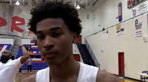UCONN FRESHMAN STEPHON CASTLE POST GAME INTERVIEW DURING HIS SOPHOMORE  SEASON AT NEWTON HS.