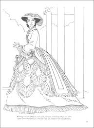 Free printable coloring pages for kids! Victorian Fashions Coloring Book Dover Publications 9780486299174