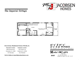 Two bedroom mobile home floor plans. Two Bedroom Floorplans My Jacobsen Homes Of Florida