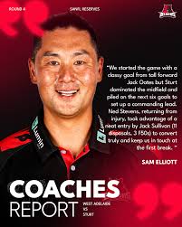 COACHES REPORT: SANFL League
