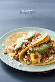 Breakfast Tacos Love And Olive Oil Recipe Brunch Recipes Recipes Breakfast Recipes