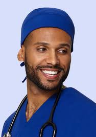 For Women Yellow Stars N The Galaxy Unsex Fancy Scrub Cap