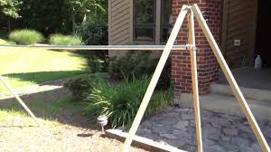 Hammock chair stand diy, diy how to make a wooden hammock chair stand hanging chairs. Diy Portable Camping Hammock Stand Youtube