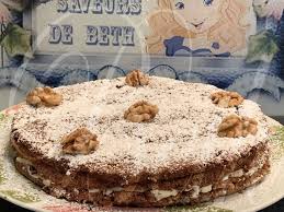 Gateau Aux Noix Et Creme Mascarpone Bolo De Nozes Com Creme Mascarpone Gateau Noix Creme Mascarpone Alimentation
