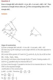 Ncert Solutions Class 10th Maths Chapter 11 Constructions Ex 11 1 Q 4 Http Www Learncbse In Ncert Solutions Class Maths Solutions Math Formulas Solutions