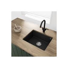Check spelling or type a new query. Single Bowl Undermount Black Granite Composite Kitchen Sink Enza Madison Beba 26204 Appliances Direct
