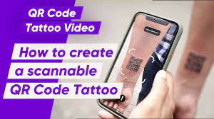 Qr Code Tattoo Easy 4 Step Tattoo Tutorial Youtube