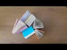 Tek kağıtla yapiştirici olmadan kawaii not defteri yapımı l kend�. Minyatur Defter Yapimi Modular Mini Book Youtube
