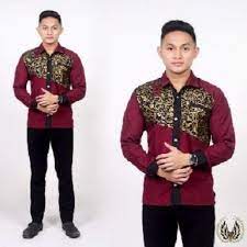 Selain model, baju batik dapat mengeluarkan kesan elegan saat ditambah dengan kombinasi, baik kombinasi batik maupun polos. Kemeja Batik Pria Kombinasi Polos Lengan Panjang Pf0712 Lazada Indonesia