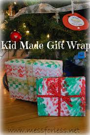 Present wrappers printable coloring page. Kid Made Gift Wrap Mess For Less