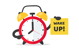 From middle english alarme, alarom, borrowed from middle french alarme, itself from old italian all'arme! Alarm Clock To Wake Up To Work 696307 Vector Art At Vecteezy
