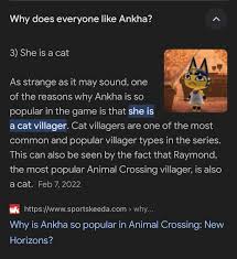 Because cat : rAnimalCrossing