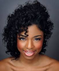 Using 1″ curling iron, spiral curl you all over except for the bang area. Fresh Make Up Spiral Curls Curled Hairstyles For Medium Hair Black Natural Hairstyles