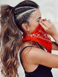 22 Cute Braid Hairstyles Cute Braided Ponytail Hairstyle Braided Ponytail Hairstyles Ponytail Styles Hair Styles