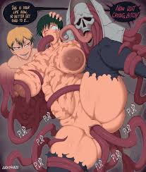 jujutsu kaisen, zenin maki, zenin naoya, luckyshazo, burn scar - Rule 34  World