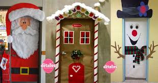 ¿preparando ya la decoración navideña? Ideas Para Decorar Puertas Escolares En Navidad Dale Detalles