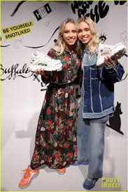 They make short videos, especially of lip syncing, on social media outlets such as tiktok, instagram and twitter. Lisa Lena Celebrate Their New Shoe Collection Be Yourself Notliked Campaign Photo 1275735 Lena Mantler Lisa Lena Lisa And Lena Lisa Mantler Pictures Just Jared Jr