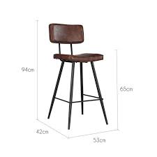Chaise De Bar Mi Hauteur Texas Noire 65 Cm Lot De 2 Chaise Bar Bar Chaise