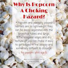 Why Is Popcorn A Choking Hazard Baby Led Weaning Baby Led Weaning Mommy Life Weaning