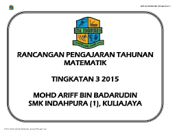 Rpt matematik tingkatan 4 tahun 2020 pages 1 12 text version anyflip. Bermacam Macam Rpt Matematik Tingkatan 3 Yang Dapat Di Download Dengan Senang Pekeliling Terbaru Kerajaan