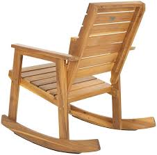 Each chair goes through an extensive finishing process, with meticulous sanding in between each coat to achieve the high&#45. Safavieh Alexei Outdoor Rocking Chair Rocking Chair Rocking Chair Plans Outdoor Rocking Chairs