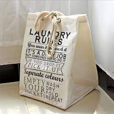 Bulk buying is no joke, however. Waterproof Canvas Beam Laundry Basket Cotton Linen Washing Clothes Storage Basket Folding Storag Clothes Storage Boxes Linen Storage Bag Shopping Bag Storage