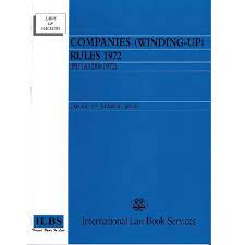 When the winding up has been. Companies Winding Up Rules 1972 Shopee Malaysia
