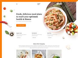 Food Delivery Landing Page Food Website Food Delivery Website Food Web Design