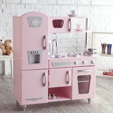 This retro little girl's kitchen had tons of. Kidkraft Vintage Kitchen In 2020 Kids Play Kitchen Wooden Play Kitchen Kidkraft Vintage Kitchen