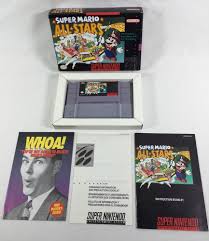 Snes Super Mario All Stars Super Mario World Emu Mint Super Mario All Stars Snes Super Nintendo Game Game Cartridge Complete Super Mario All Stars Super Nintendo Super Nintendo Games