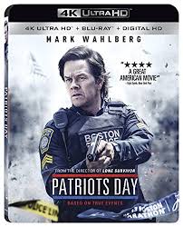 Patriots day is a 2016 american crime drama film about the boston marathon bombings in 2013 and the subsequent terrorist manhunt. Amazon Com Patriots Day 4k Ultra Hd Blu Ray Digital Hd Mark Wahlberg John Goodman Kevin Bacon Michelle Monaghan Jimmy Yang Melissa Benoist Alex Wolff Michael Beach J K Simmons Peter Berg