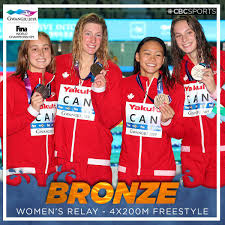 Follow us also on instagram: Cbc Olympics On Twitter Penny Oleksiak Anchors Canada To Bronze In The Women S 4x200m Freestyle Relay More Https T Co 5jnszjijkl