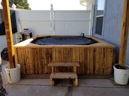 Made A Spa Surround Https Ift Tt 2jvrlbb Hot Tub Deck Hot Tub Surround Hot Tub Pergola