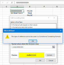 Excel Vba User Defined Function In Condictional Formatting Stack Overflow