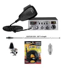 Cobra 25 LTD Classic 40 Channel AM FM CB Radio, Hustler IC56 102 Inch — CB  Radio Supply