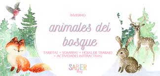 Animales marinos para niños están presentes en este corto vídeo que ayudará a su bebé o niños de preescolar a desarrollar su vocabulario y mejorar su lenguaje. Los Animales Del Bosque Pack De Recursos Invernales Saber Blog