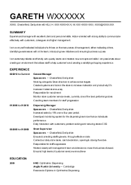 We provide you with traditional and. Optometry Cover Letter Examples April 2021