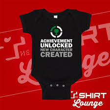 Limited edition, available on our store in a few days. New Character Created Achievement Unlocked Baby Bodysuit One Etsy