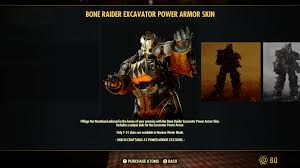 Fallout 76 Bone Raider Excavator Power Armor By Spartan22294 On Deviantart