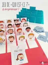 Jeu A Imprimer Qui Est Ce Jeux A Imprimer Jeux Enseignement Du Francais